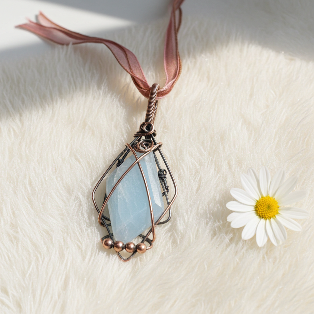 Pink Kunzite Pendant - Connie’s Crystals 