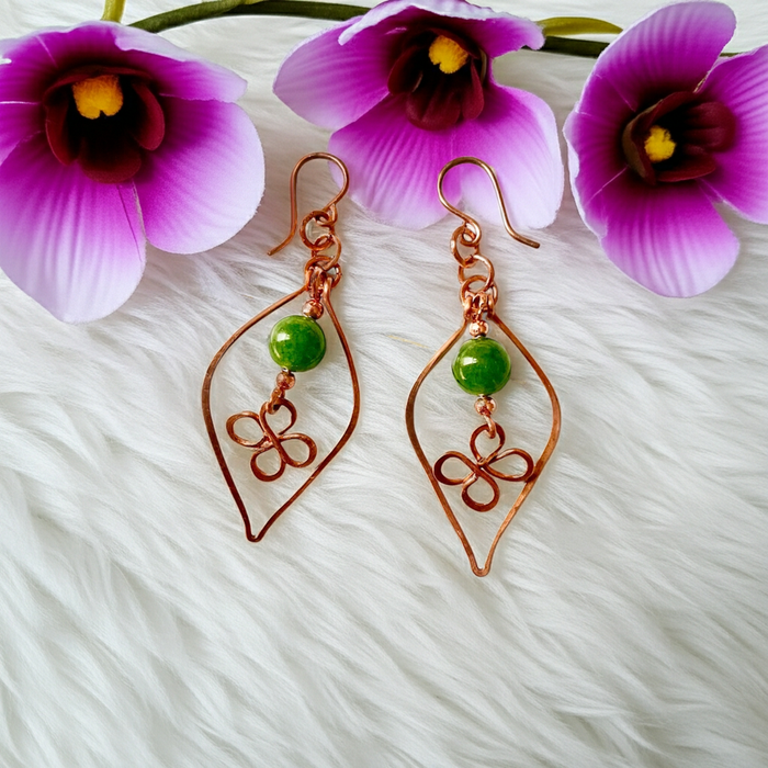 Jade Dangle Earrings