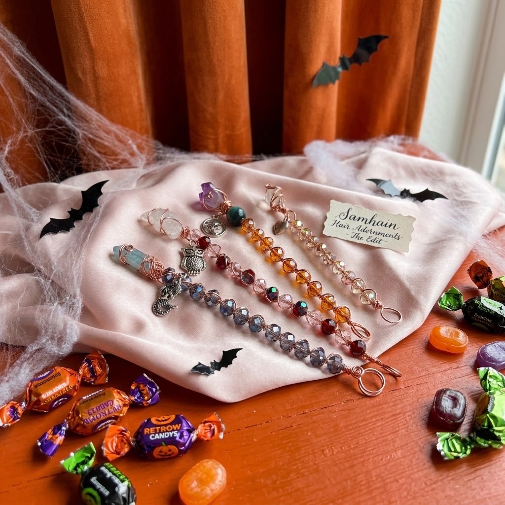 Crystal Wands – Copper Wrapped Crystals with Tibetan Silver Charms