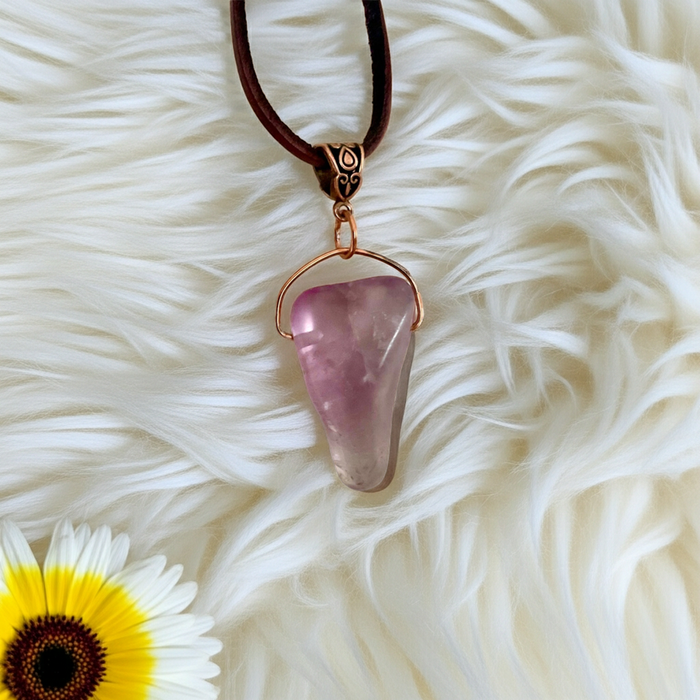 Amethyst Natural Pendant - Connie’s Crystals 