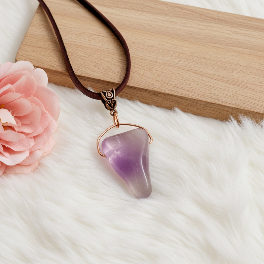 Amethyst Natural Pendant - Connie’s Crystals 