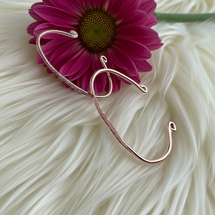 Hammered Copper Cuff Bracelet