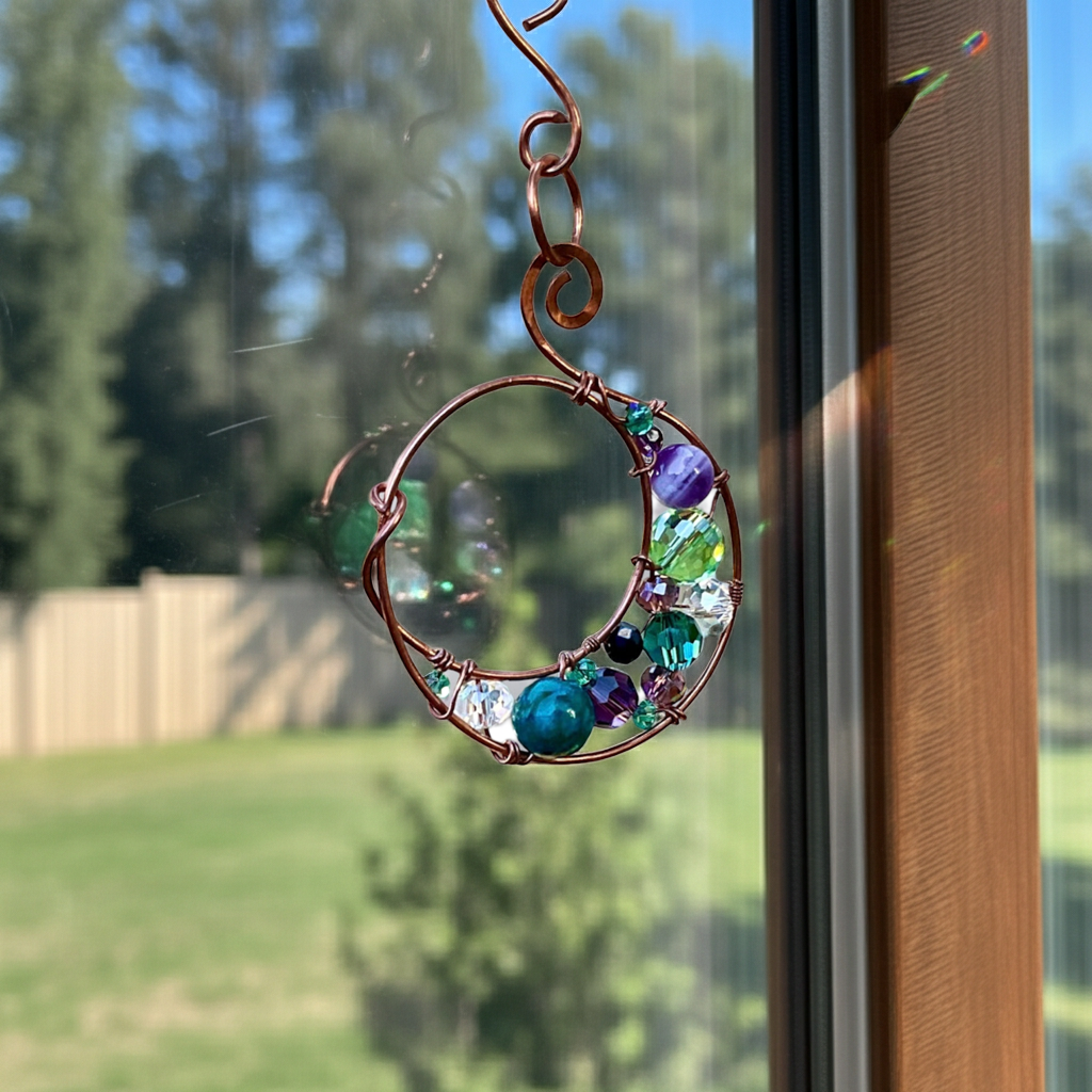 Crystal Sun Catcher/Pendant - Connie’s Crystals 
