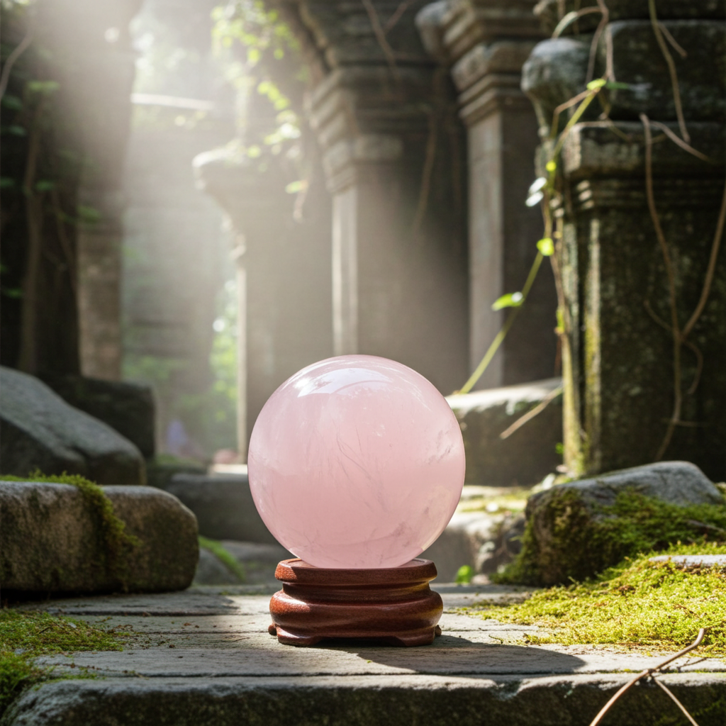 Rose Quartz Spheres