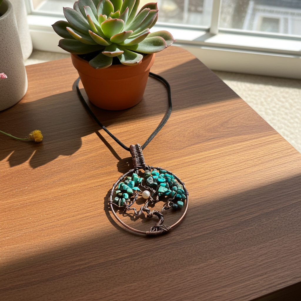 African Turquoise Tree of Life - Connie’s Crystals 