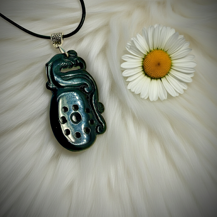 Black Obsidian Pixiu Pendant - Connie’s Crystals 