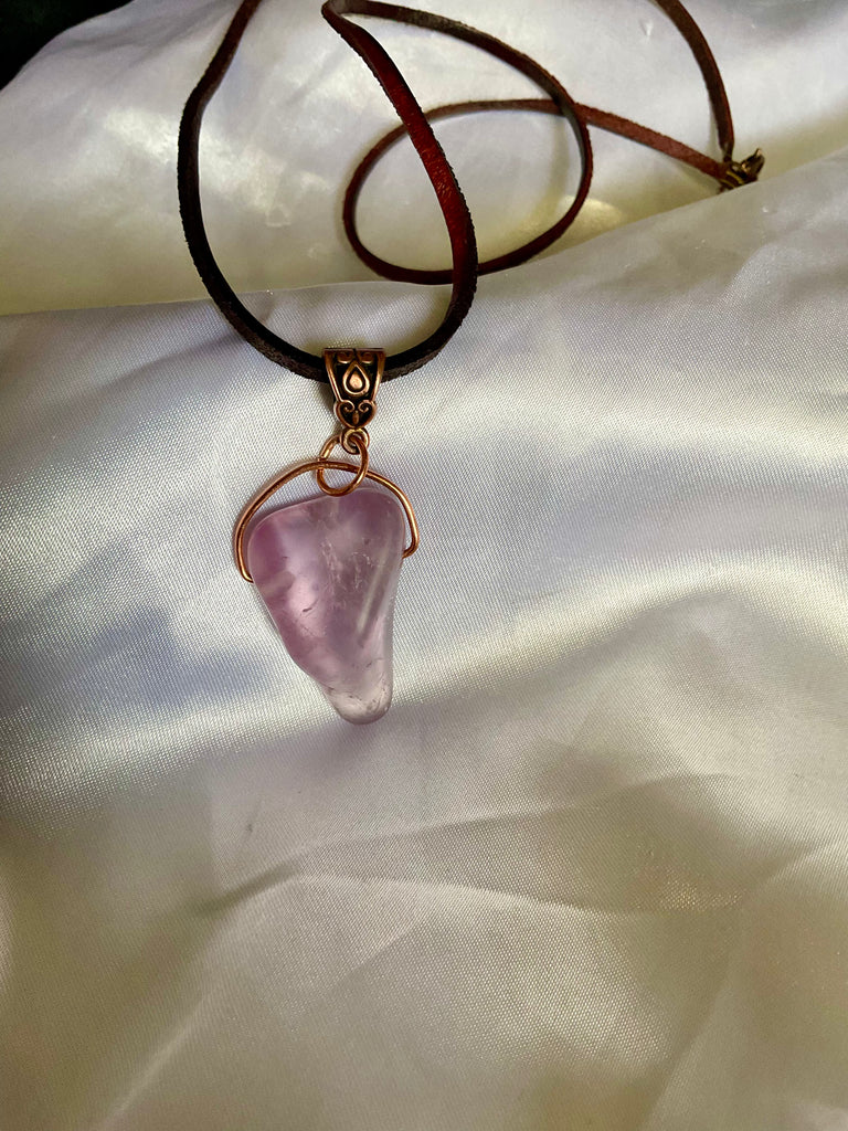 Amethyst Natural Pendant - Connie’s Crystals 