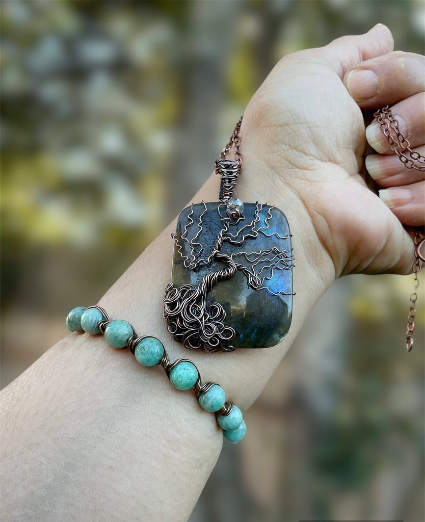 Labradorite Tree Of Life Pendant - Connie’s Crystals 