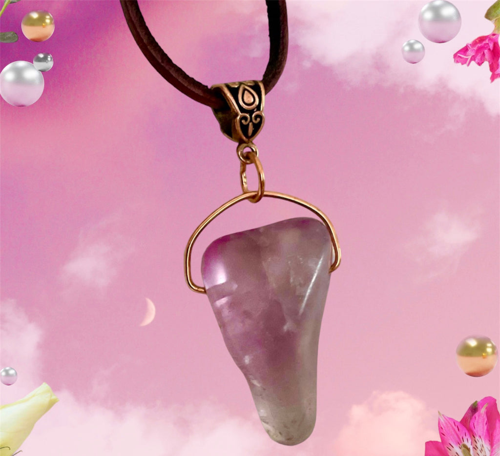 Amethyst Natural Pendant - Connie’s Crystals 