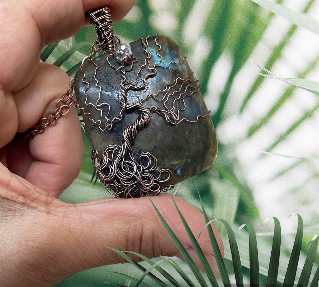 Labradorite Tree Of Life Pendant - Connie’s Crystals 