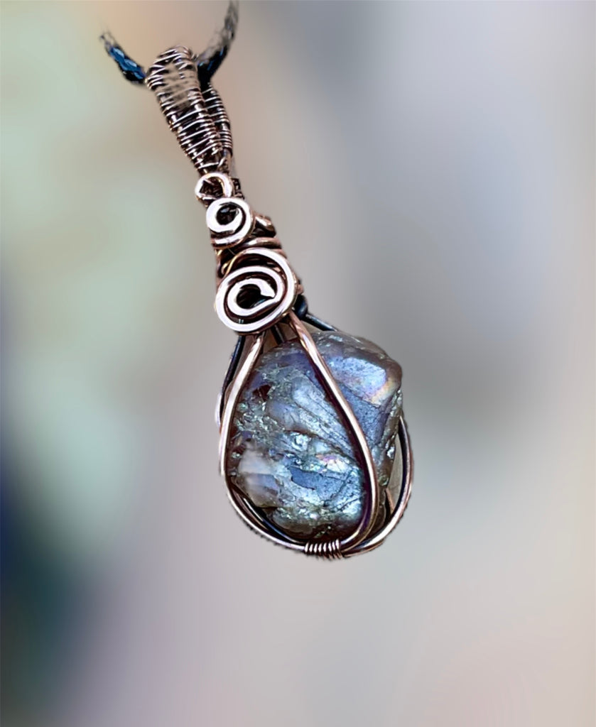 Zircon Wire Wrapped Pendant - Connie’s Crystals 