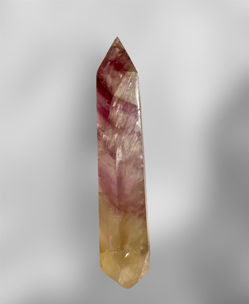 Fluorite Double Terminated Gemstone Wand - Connie’s Crystals 