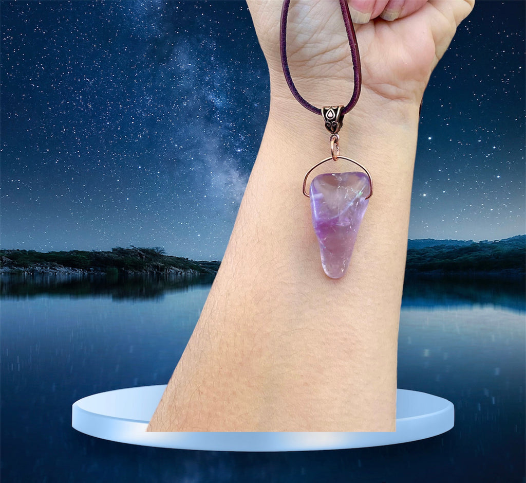 Amethyst Natural Pendant - Connie’s Crystals 