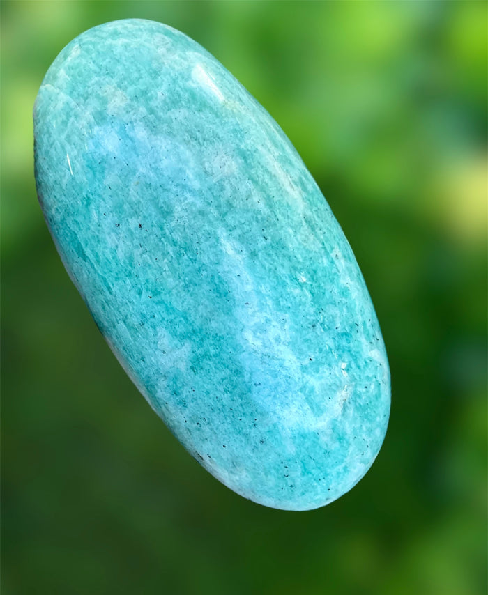 Amazonite Palm Stone - Connie’s Crystals 