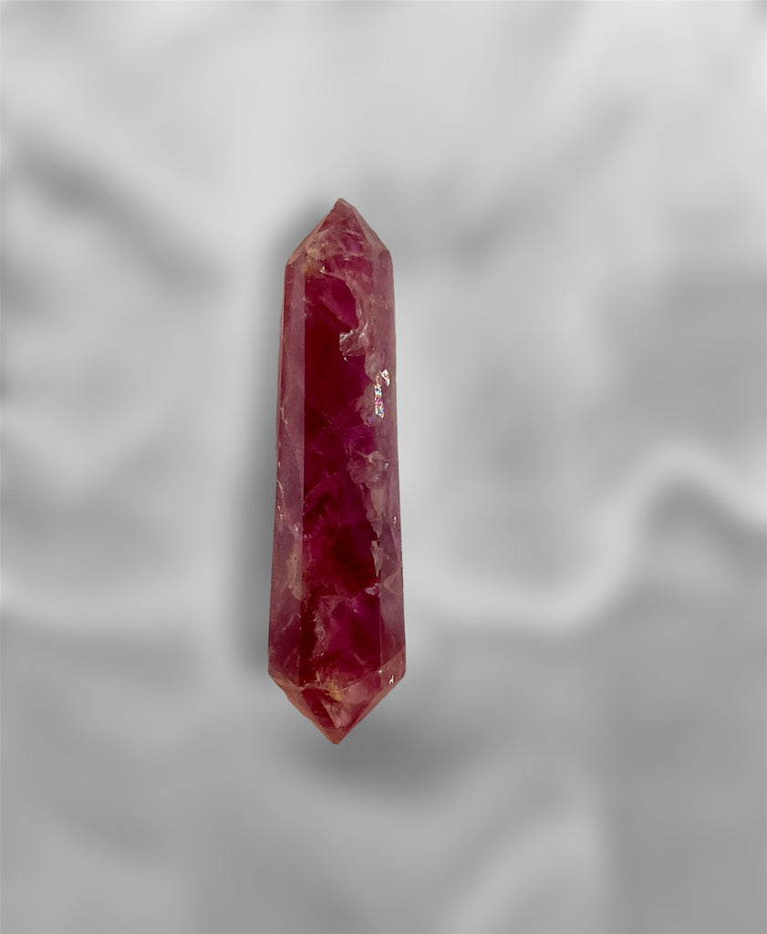 Double Terminated Fluorite Gemstone Wand - Connie’s Crystals 