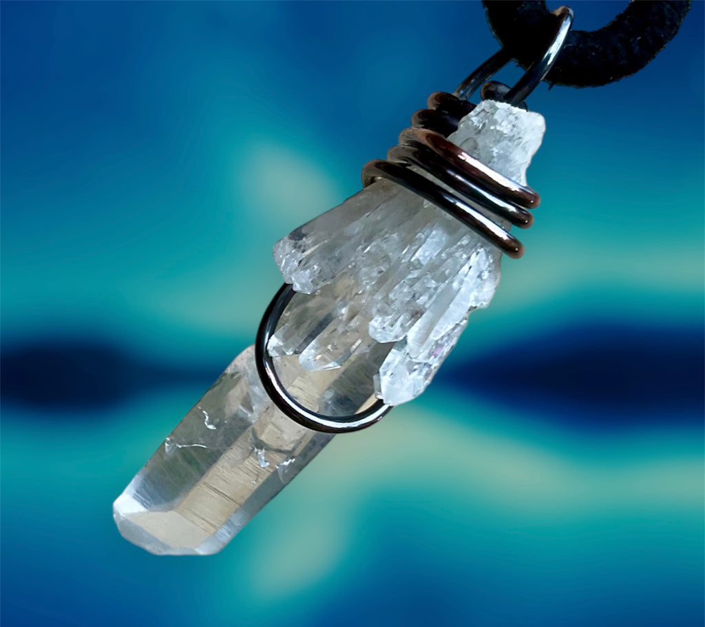 Clear Quartz Point With Cluster - Connie’s Crystals 