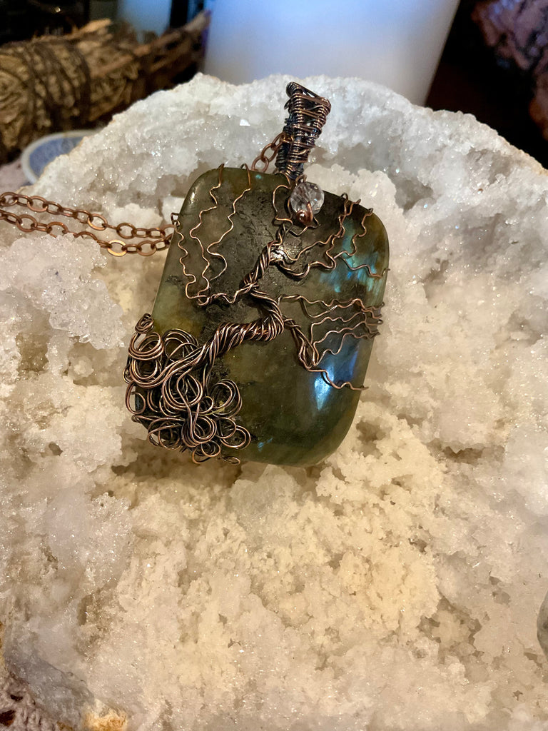 Labradorite Tree Of Life Pendant - Connie’s Crystals 