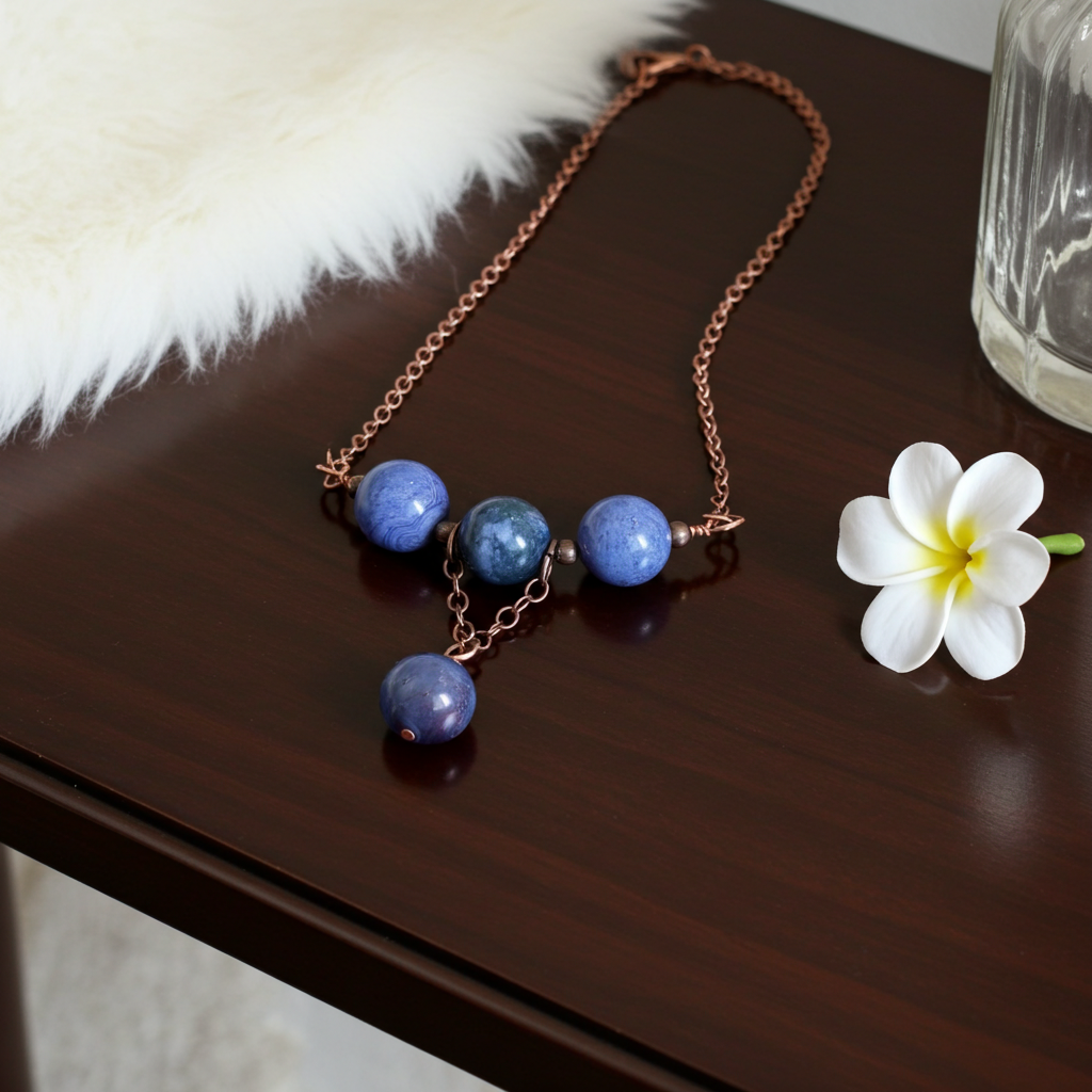 Purple Crazy Lace Agate Necklace - Connie’s Crystals 