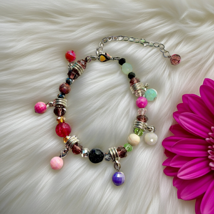 Crystal Charm Bracelet - Connie’s Crystals 
