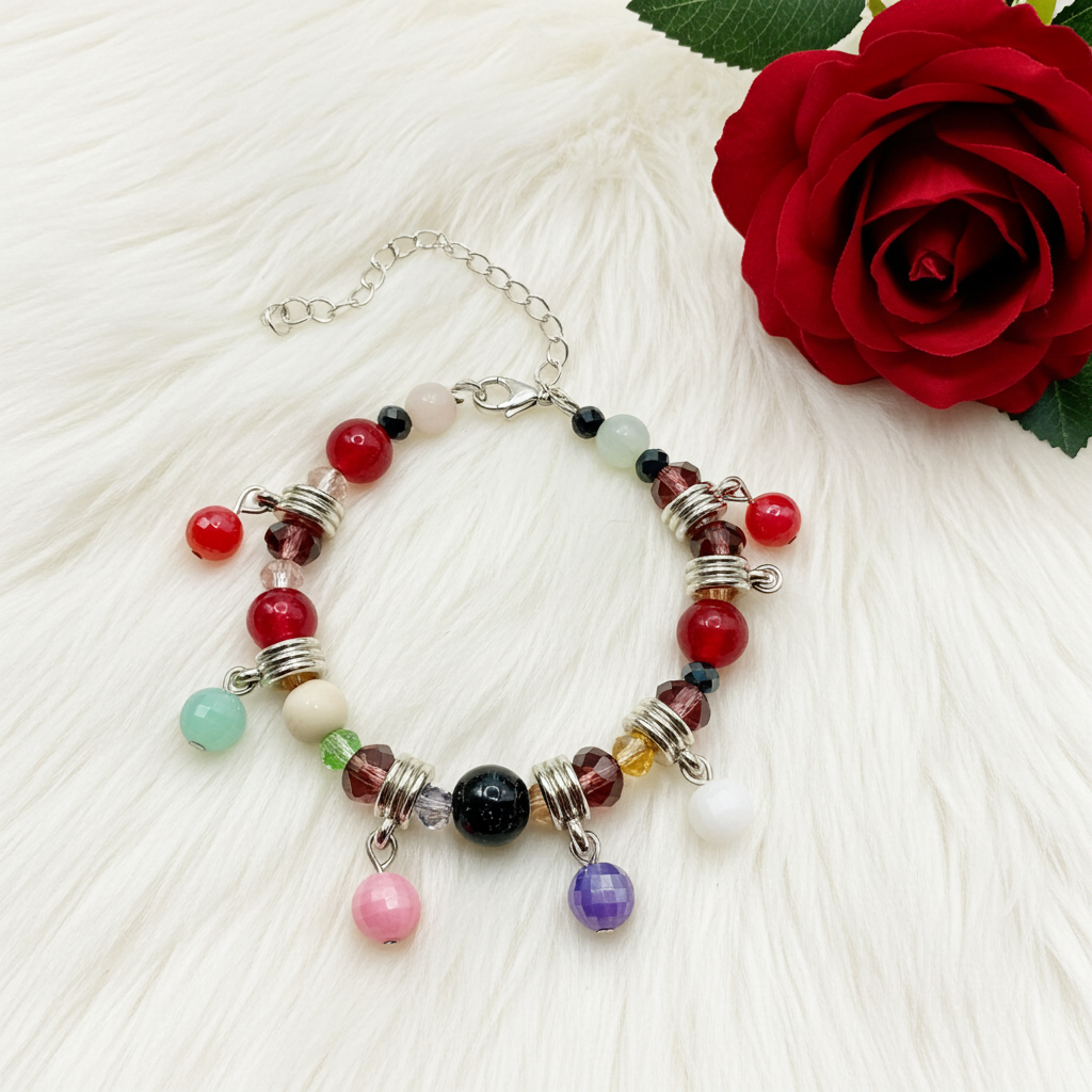 Crystal Charm Bracelet - Connie’s Crystals 