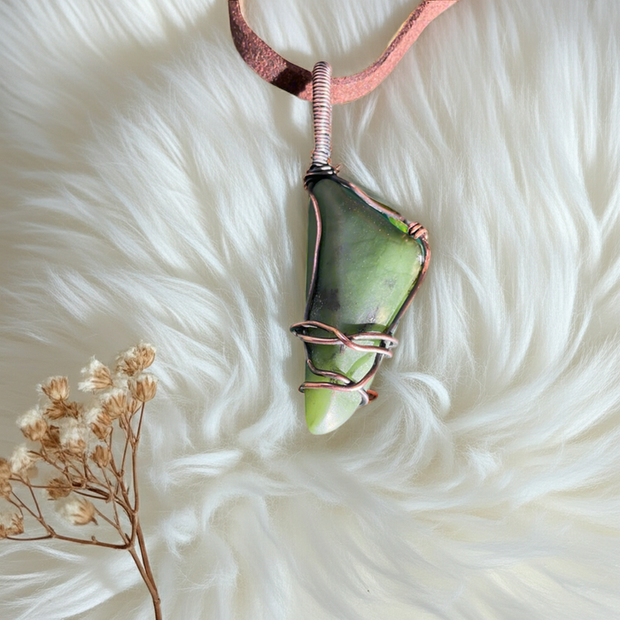 Green Jade Pendant - Connie’s Crystals 
