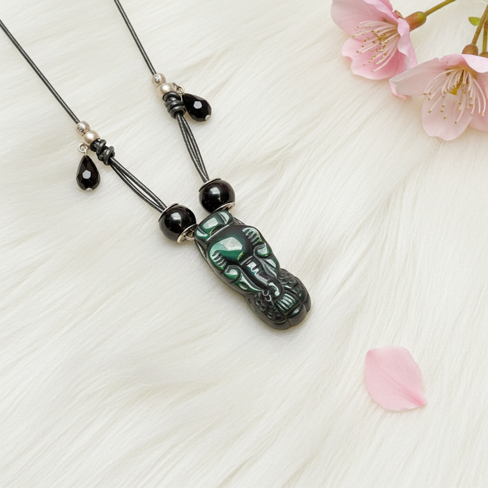 Rainbow Obsidian Pixiu Pendant