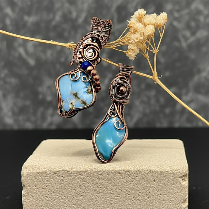 Blue Opal Pendants - Connie’s Crystals 