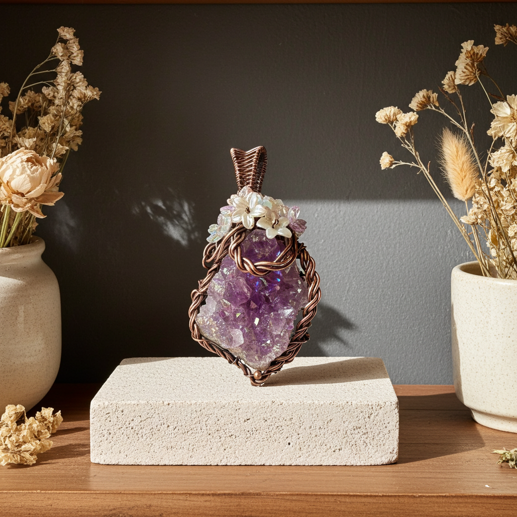Amethyst Aura Quartz