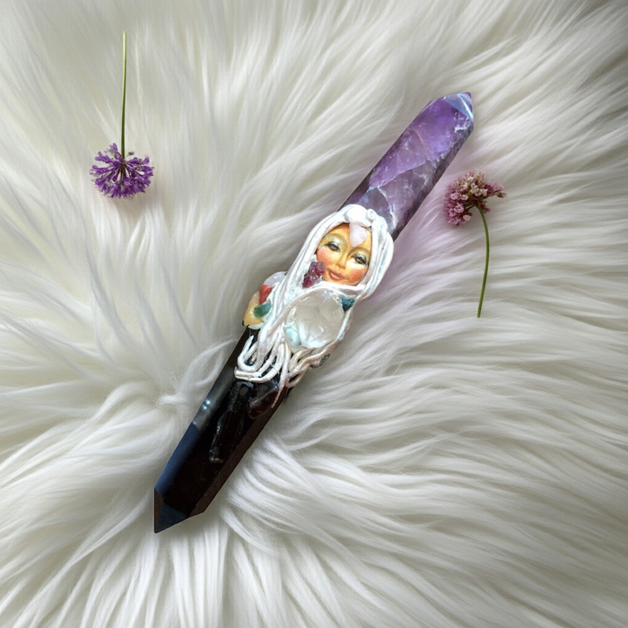 Gemstone Goddess Wand - Connie’s Crystals 