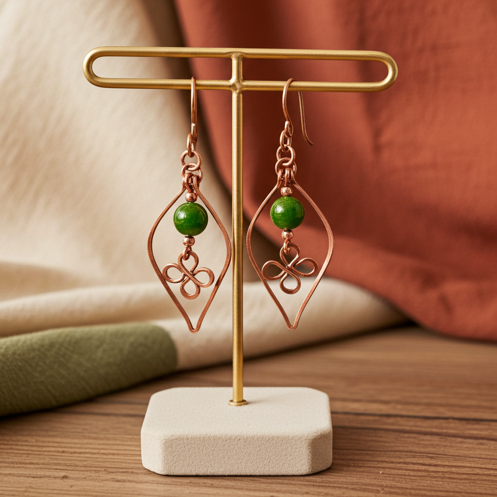 Jade Dangle Earrings