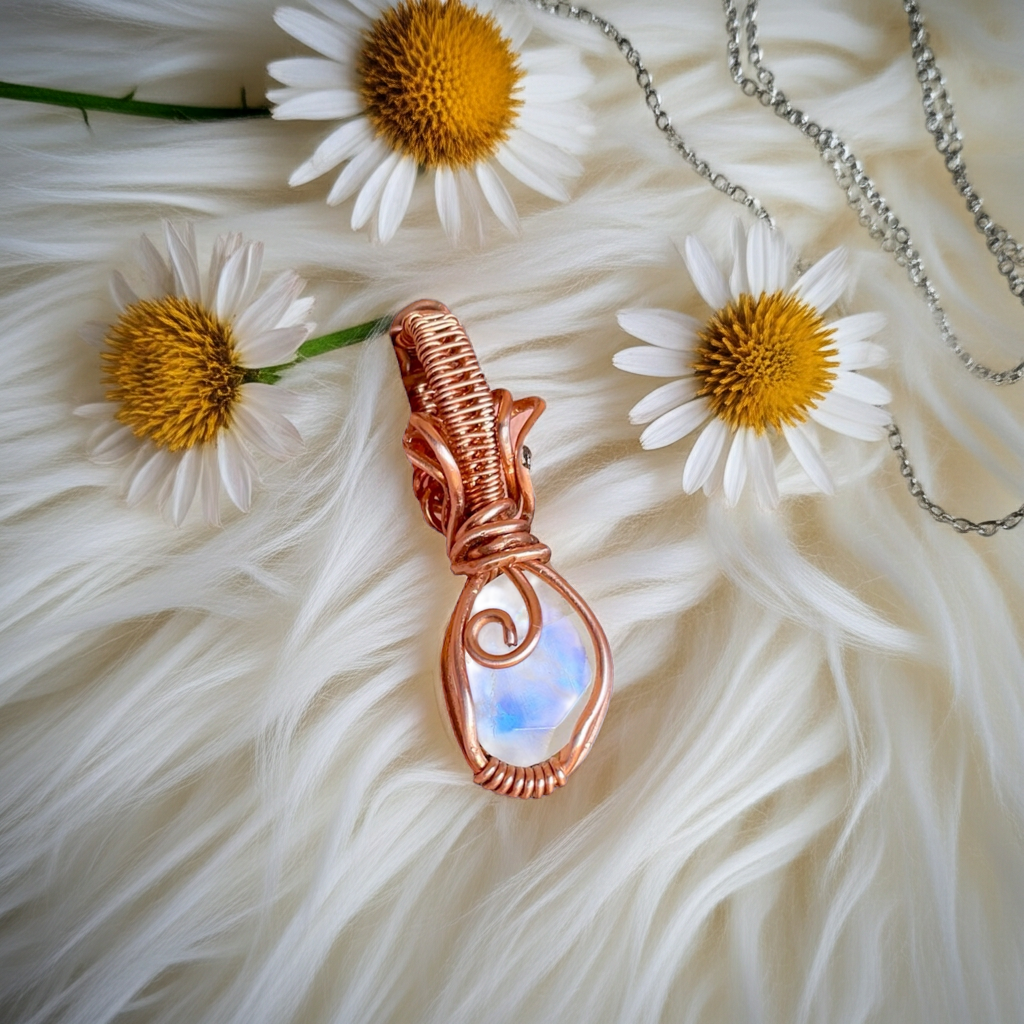Moonstone Mini Pendant - Connie’s Crystals 