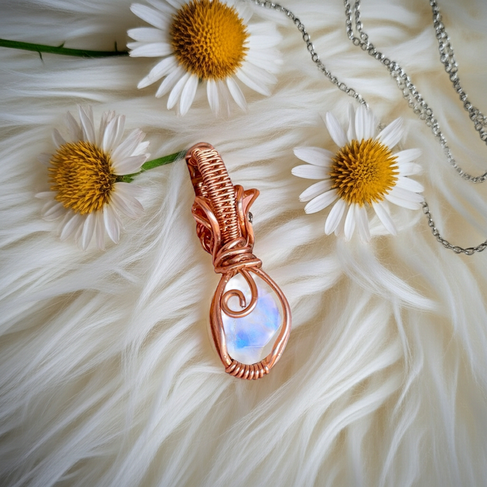Moonstone Mini Pendant - Connie’s Crystals 