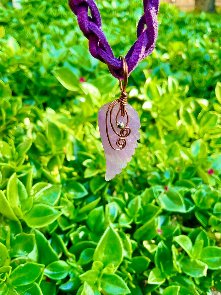 Amethyst Angel Wing - Connie’s Crystals 