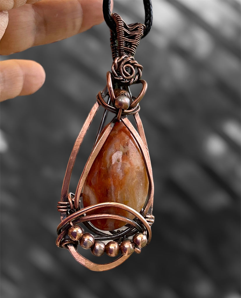 Wire Wrapped Agate - Connie’s Crystals 