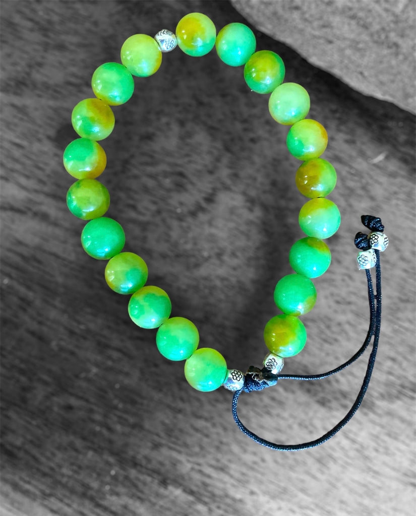 Green Chalcedony Adjustable Bracelet - Connie’s Crystals 