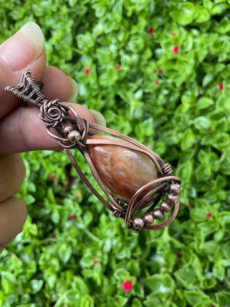 Wire Wrapped Agate - Connie’s Crystals 