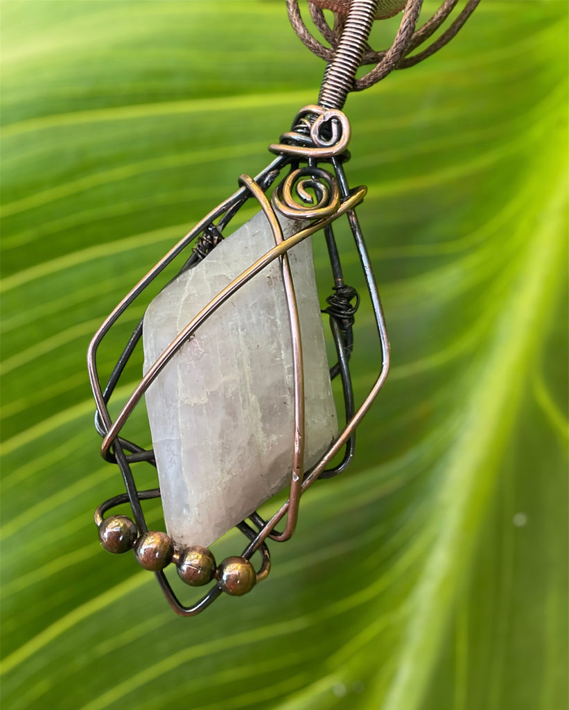 Pink Kunzite Pendant - Connie’s Crystals 