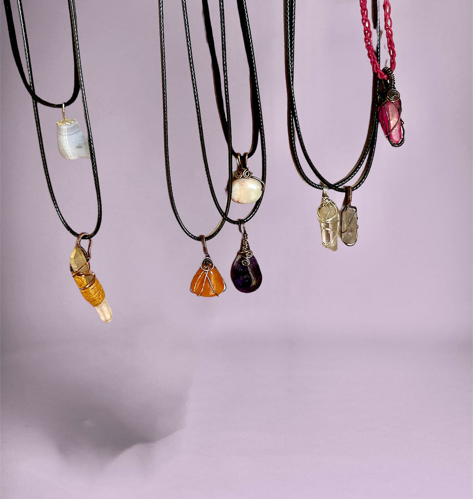Mini Gemstone Pendants - Connie’s Crystals 