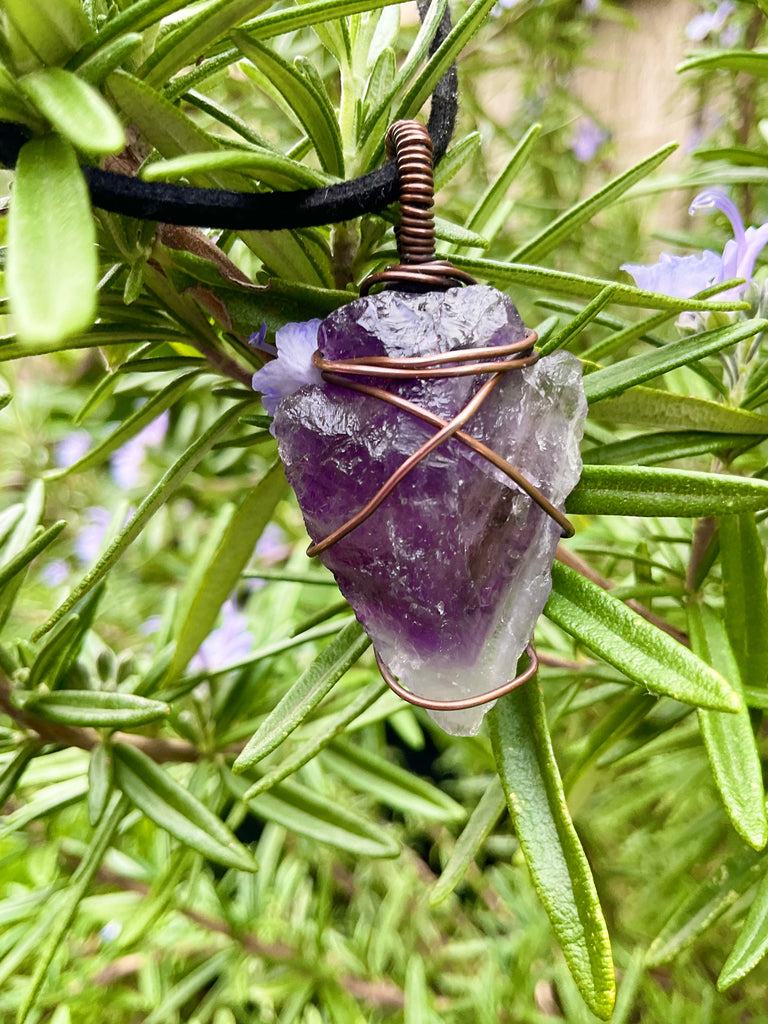 Chevron Amethyst Arrow Point - Connie’s Crystals 
