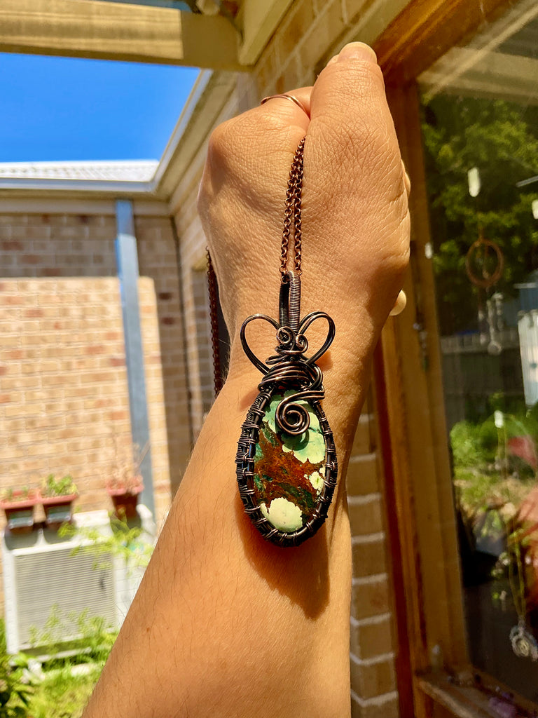 Magnesite Turquoise Pendant - Connie’s Crystals 