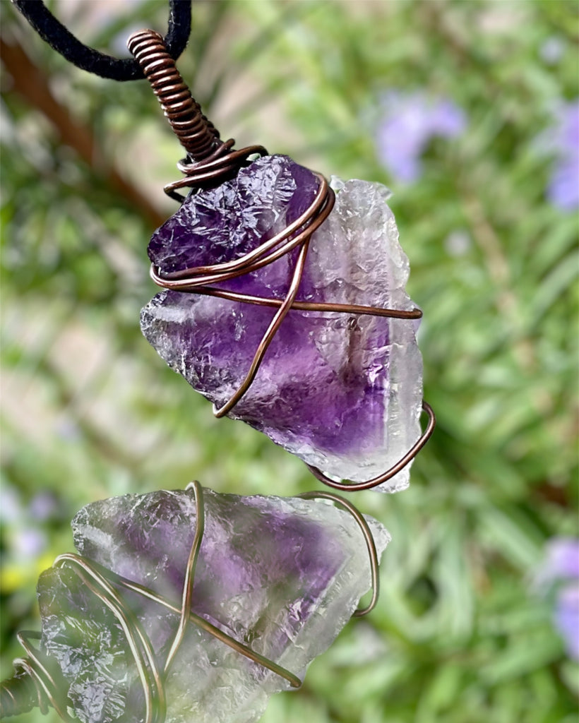 Chevron Amethyst Arrow Point - Connie’s Crystals 