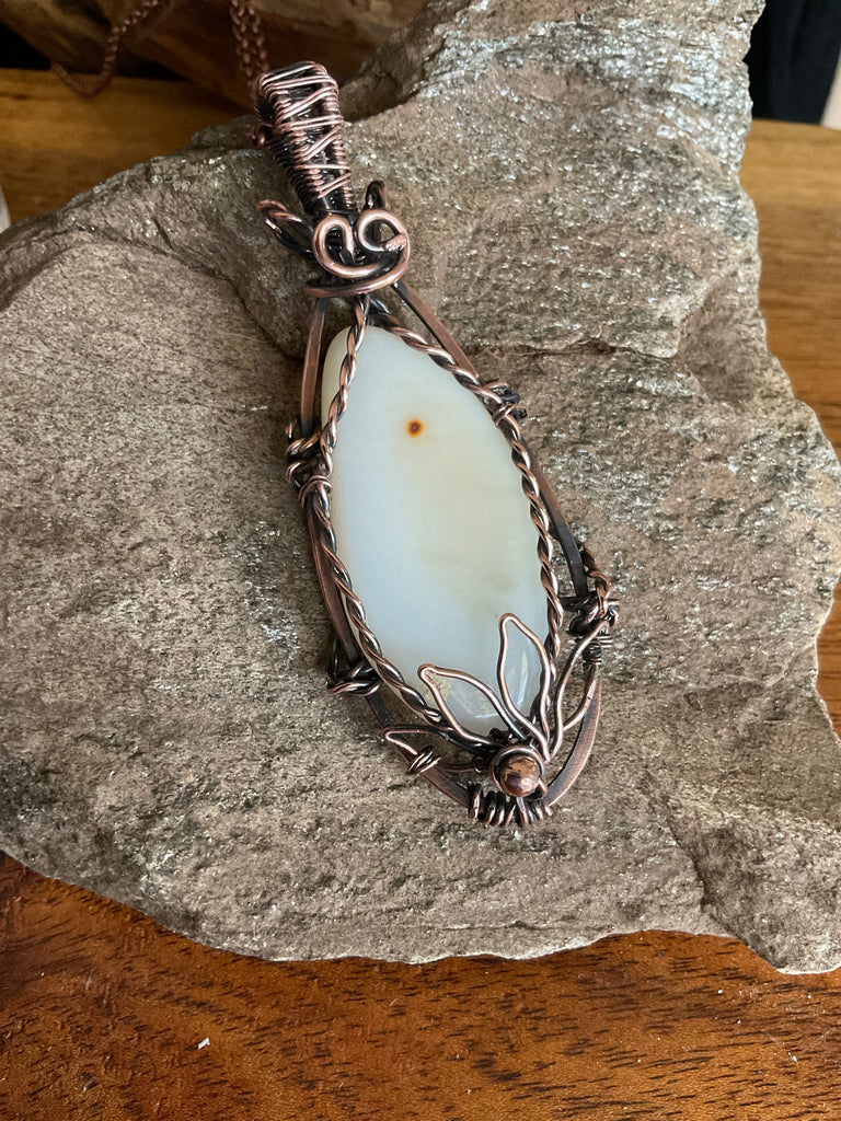 White Chalcedony Pendant - Connie’s Crystals 