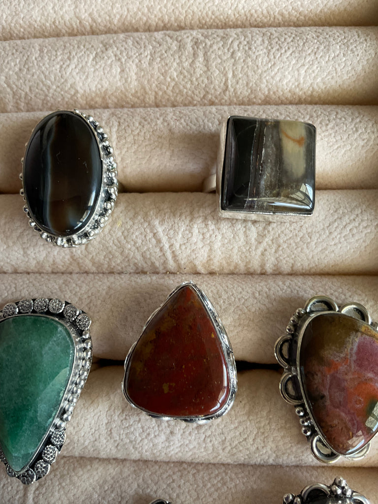 Gemstone rings - Connie’s Crystals 